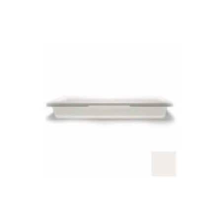 Cambro Cambro - Food Storage Container, 18" x 26"x3-1/2, 5 Gallon Capacity, Natural White 18263P148